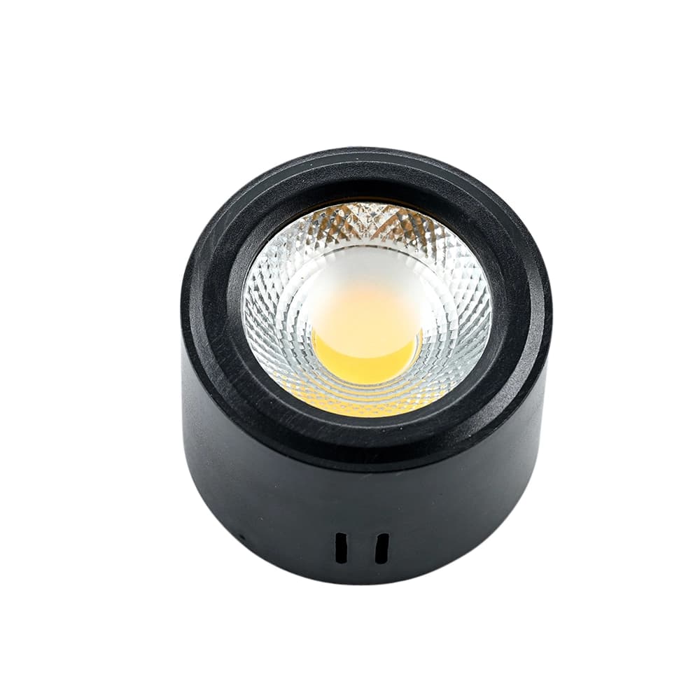 Cylinder light, 7W, black and yellow