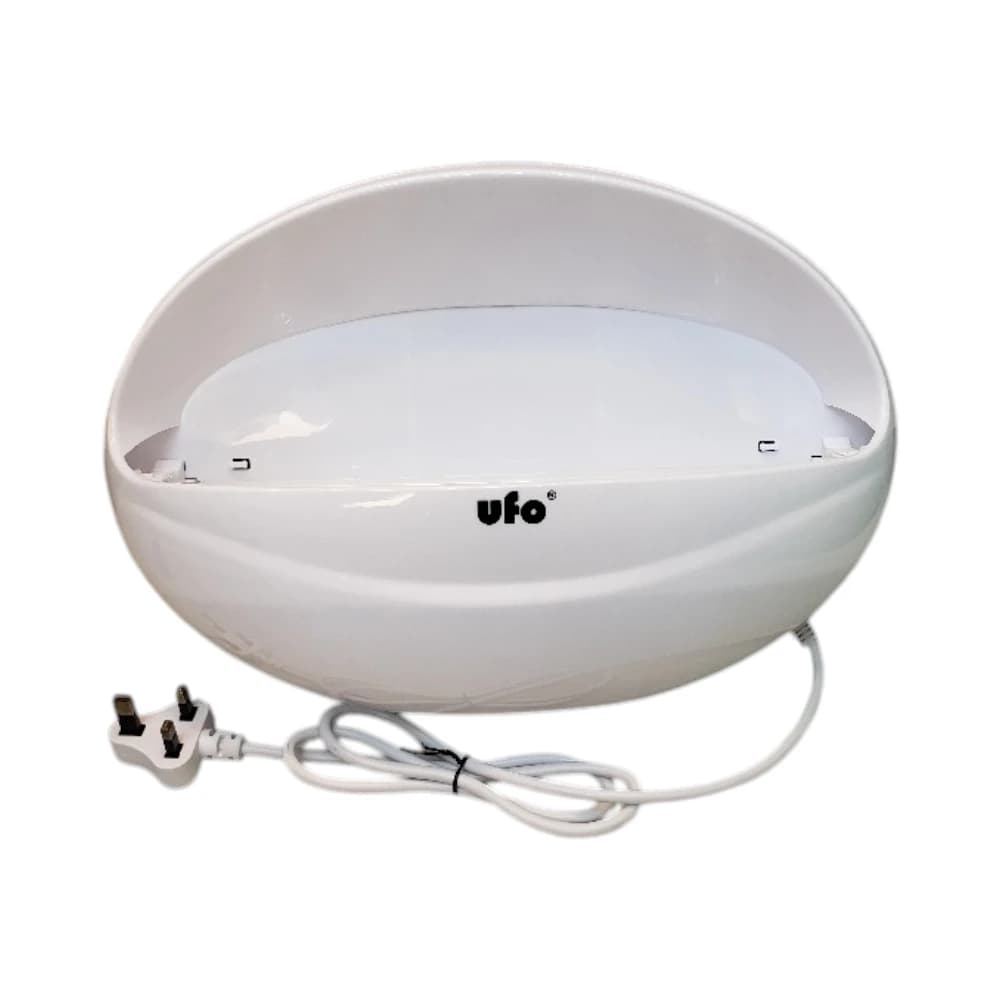 جهاز قاتل للبعوض بمصباح UV – تصميم بيضاوي أنيق مع غطاء واقي | UFO