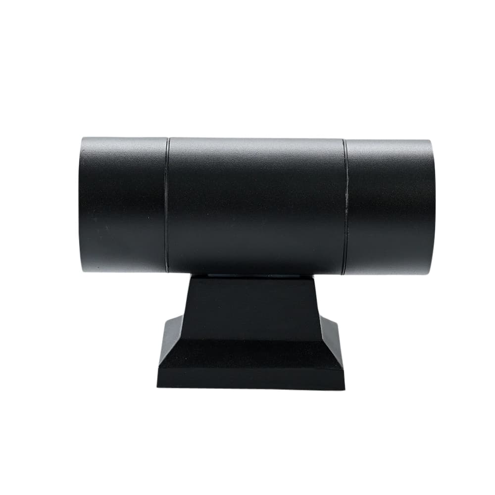 Gate light, black, without bulb