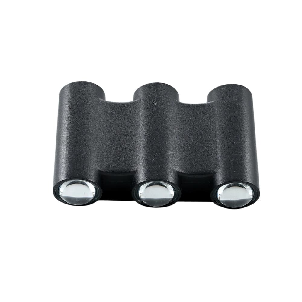 Hummer Outdoor LED Wall Light – 6-Lens Focused Beam – Facade & Wall Lighting + Even Light Spread