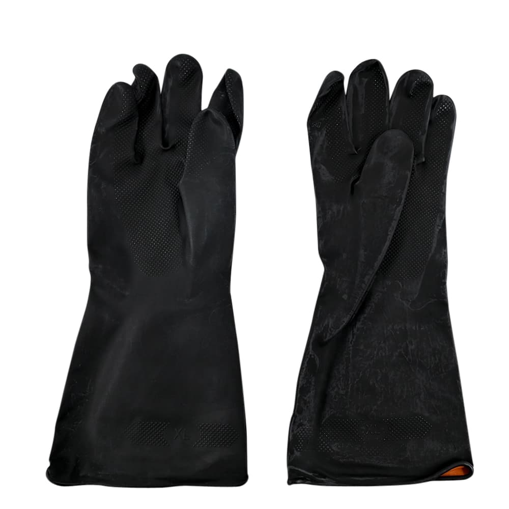Medium Lined Rubber Gloves – Protective Rubber Gloves