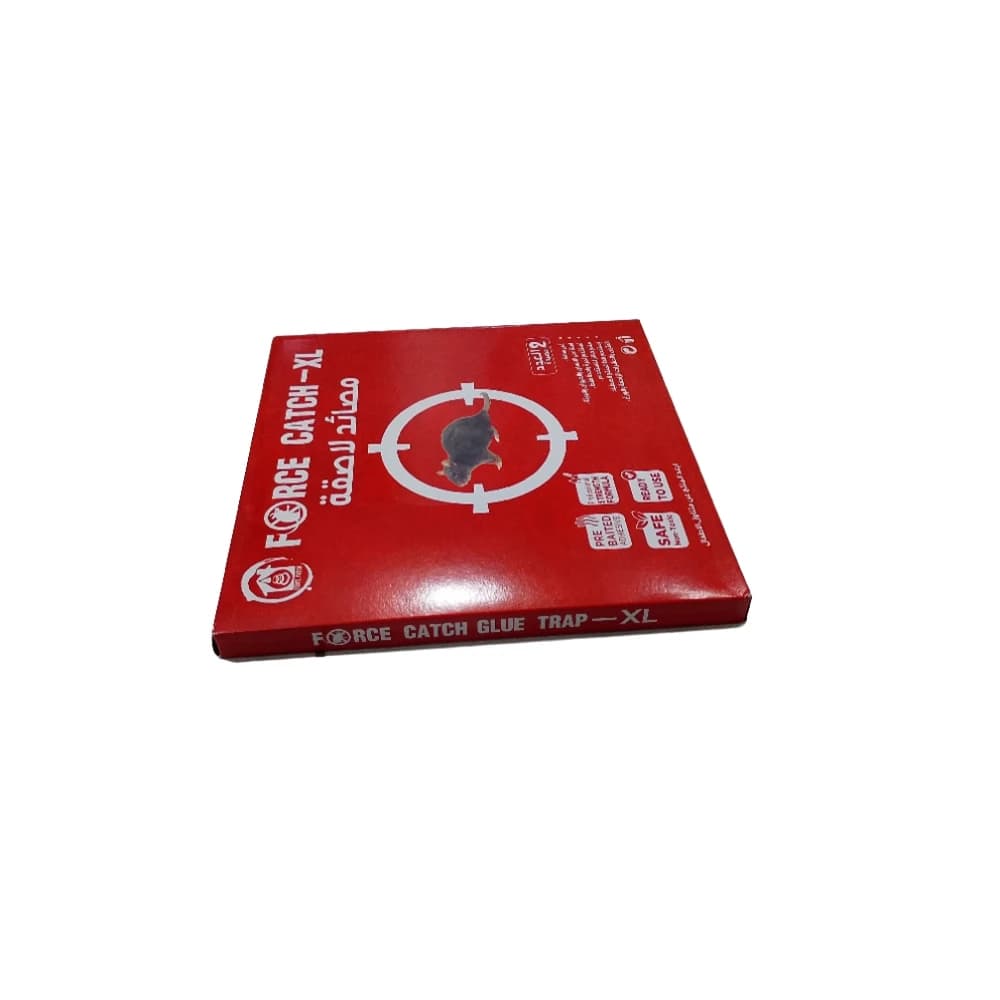 مصائد فئران لاصقة فورس كاتش حجم XL - عبوة من قطعتين