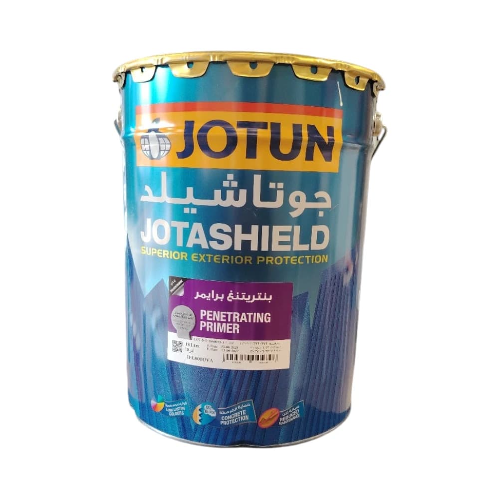 برايمر اختراقي جوتاشيلد – برايمر خارجي للأسطح الخرسانية والجصية (18 لتر) | Jotun