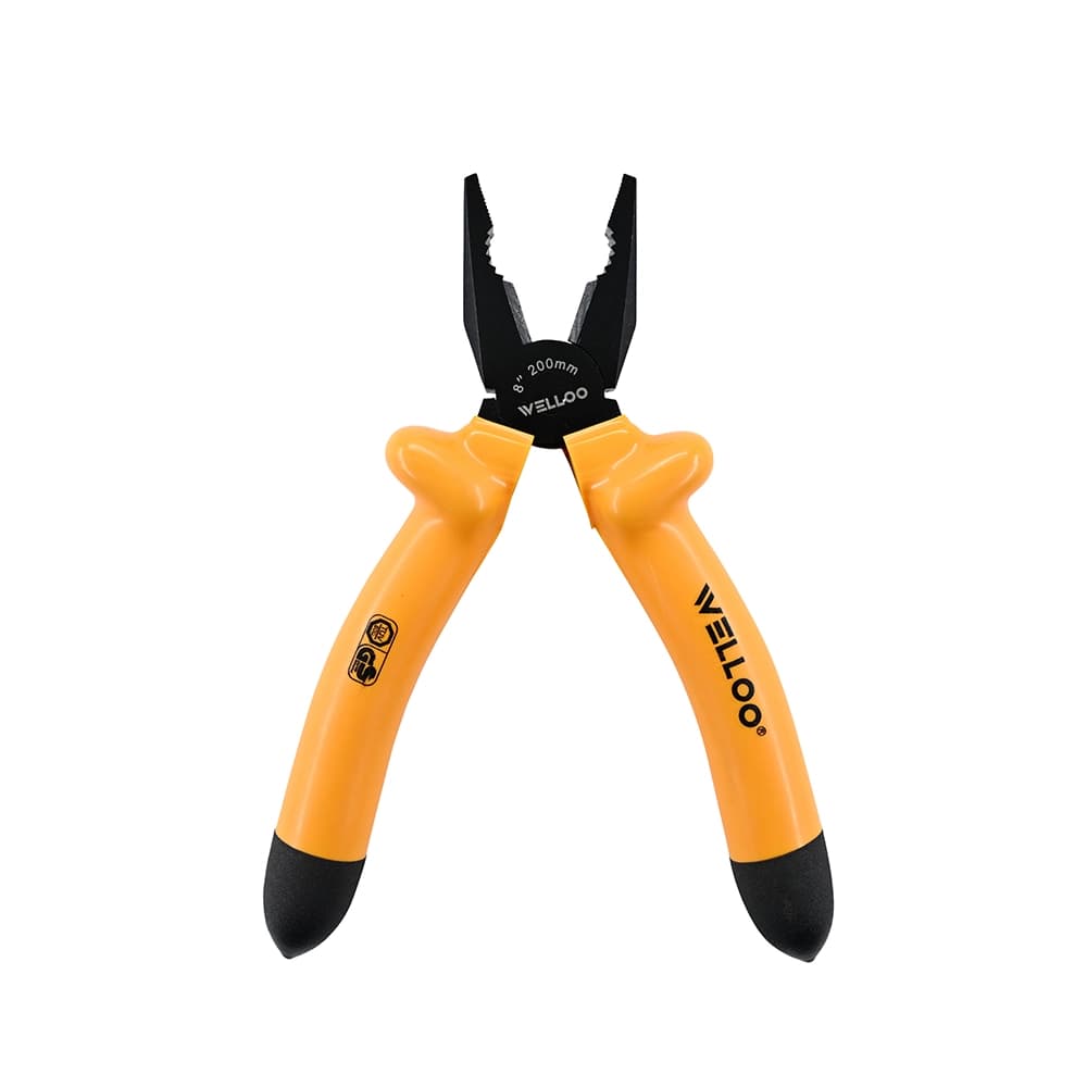 زرادية كهرباء عدد وأدوات يدوية – مقاس 8 بوصة (200 مم) قبضة معززة – للإمساك والشد في أعمال الكهرباء | VELLOO + قبضة مريحة مانعة للانزلاق