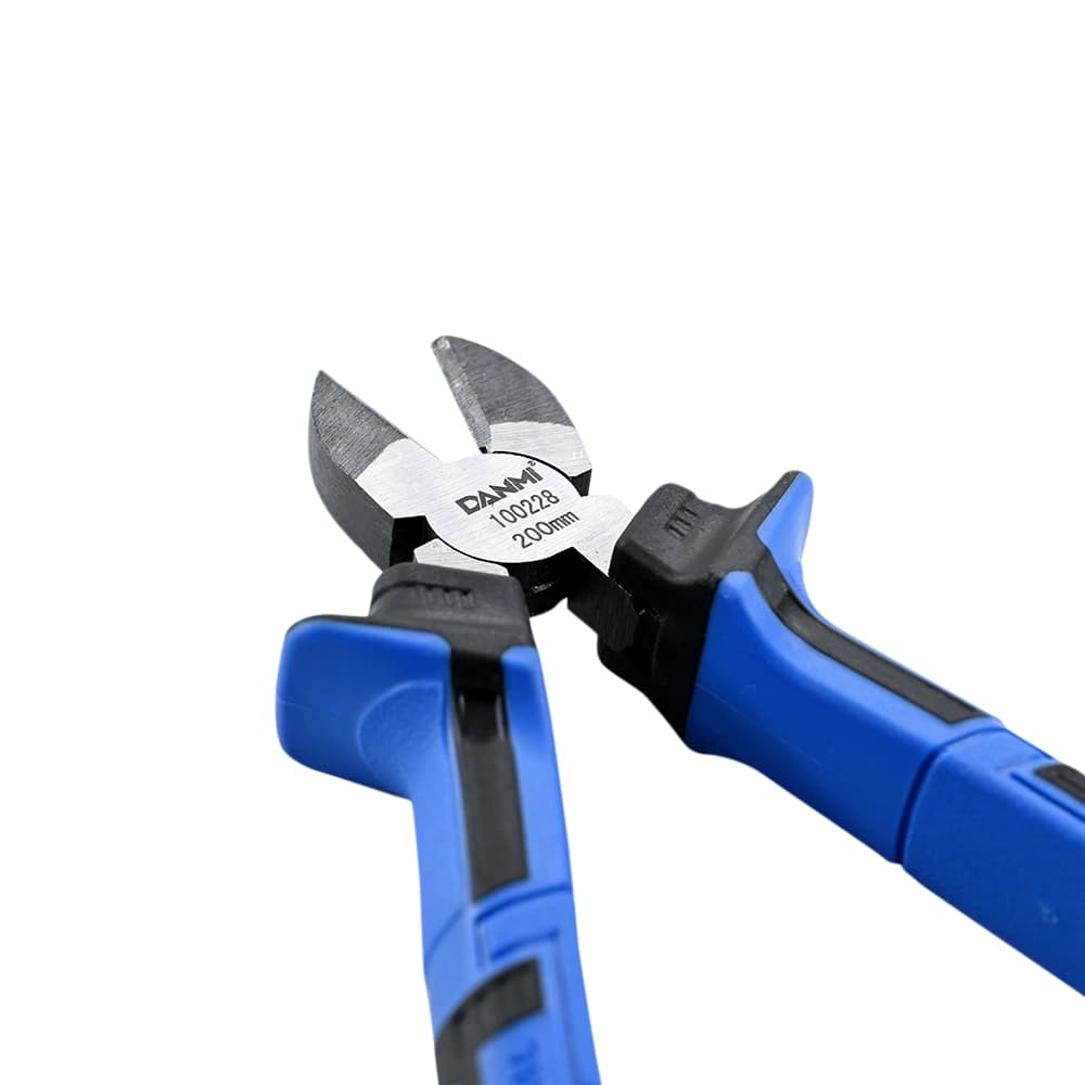 DANI Wire Cutter Hand Tools – 8 Inch (200mm) Side Cutting Pliers – For Cutting Wires & Small Cables + Non-Slip Comfort Grip
