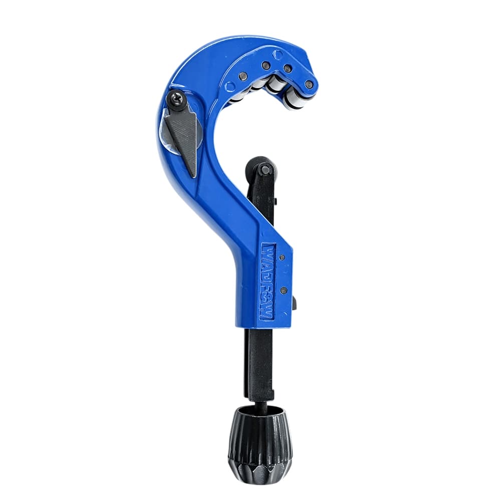 مقص مواسير – أدوات السباكة – قاطع أنابيب معدنية بحركة دوّارة حتى 6.4 سم | WADFOW دقة عالية مع عجلات دعم