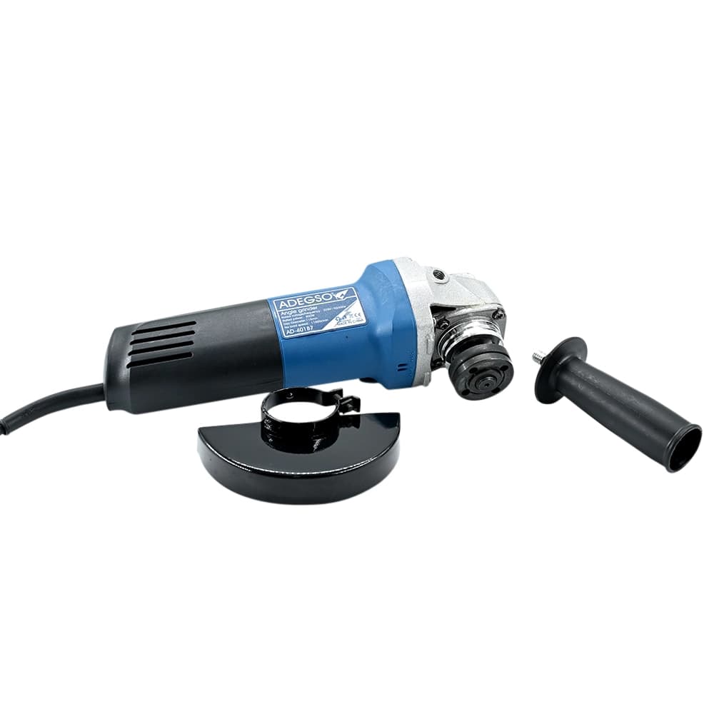 صاروخ جلخ زاوية 4.5 بوصة (115 ملم) من ADEGSO، بقوة 800 واط وسرعة 11000 دورة/دقيقة - موديل AG4018J
