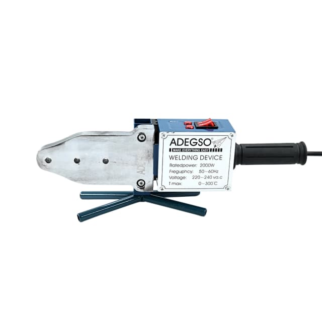 ماكينة تلحيم مواسير بلاستيك – قدرة 2000 واط – لضبط ولحام أنابيب الـ PPR والبوليثيلين | ADEGSO + منظم حرارة حتى 300°