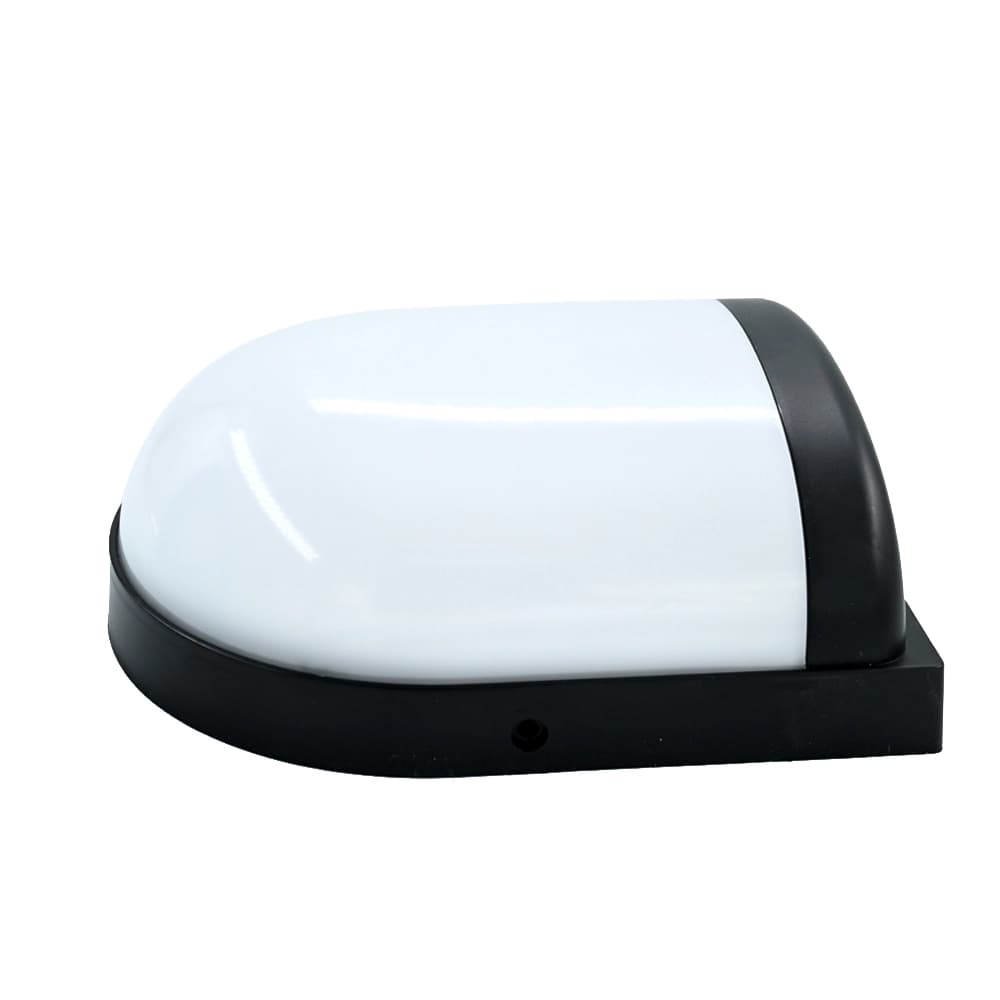 إضاءة جدارية LED خارجية مقاومة للماء – تصميم نصف بيضاوي أنيق – ضوء أبيض دافئ | BRIGHTER