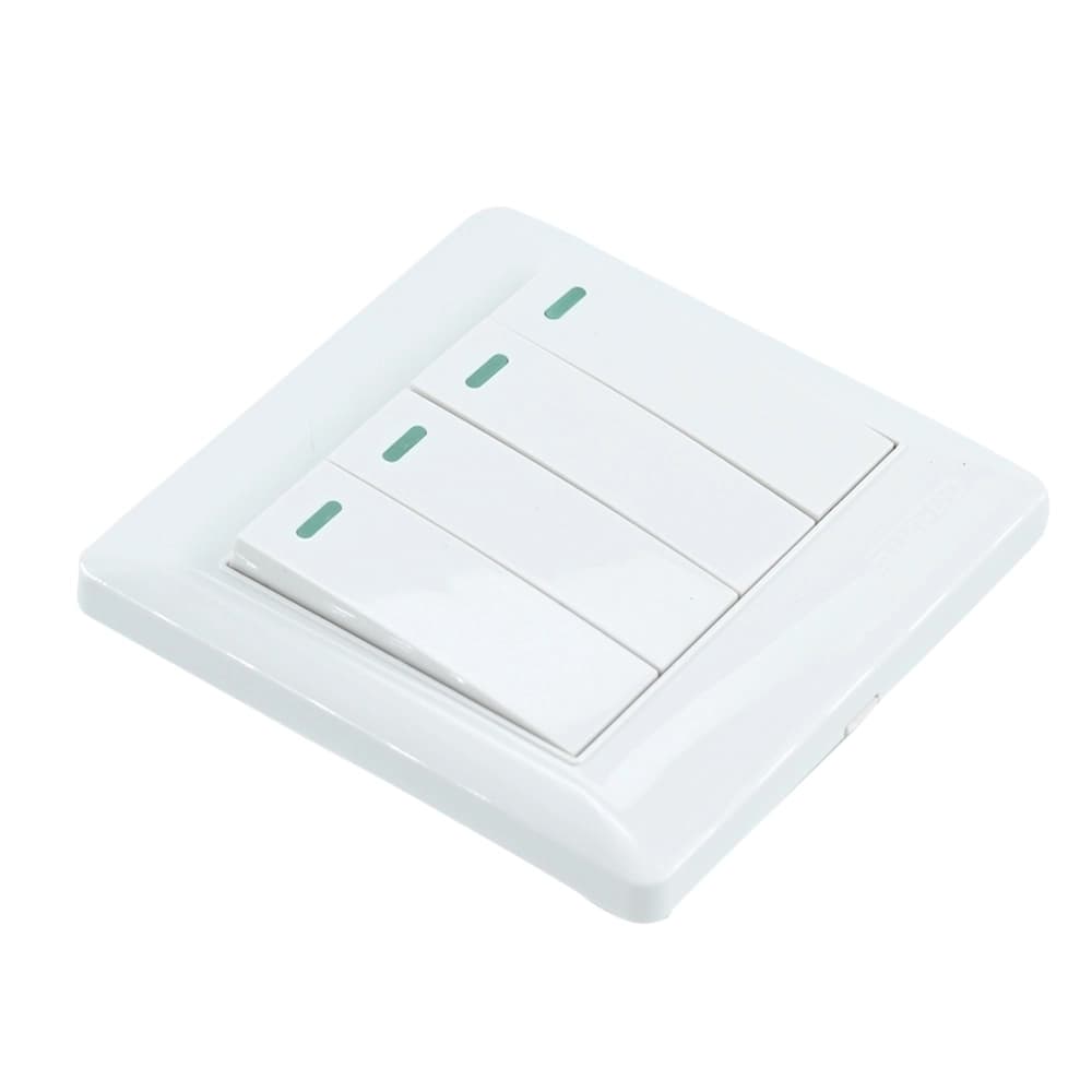 مفتاح كهرباء رباعي Button Light Switch-4 Sun-yu