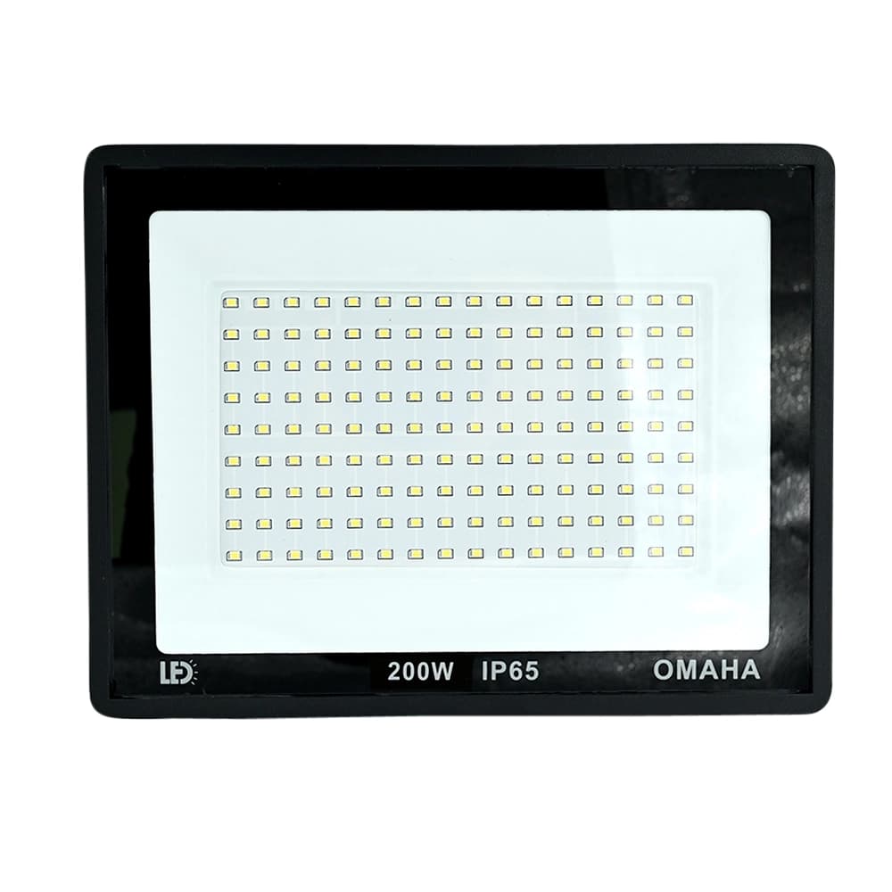 كشاف ليد 200 واط من Omaha، إضاءة بيضاء باردة 6500 كلفن، مقاوم للماء IP65