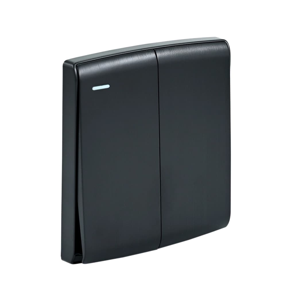 Black double switch