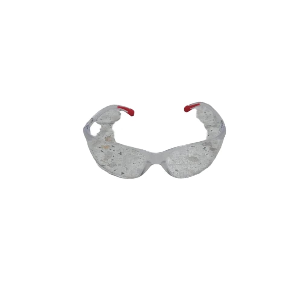 نظارة حماية صناعية شفافة – معدات الوقاية الشخصية – عدسات مقاومة للصدمات مع أذرع مرنة – حماية العين في مواقع العمل | SafeVision راحة ثابتة