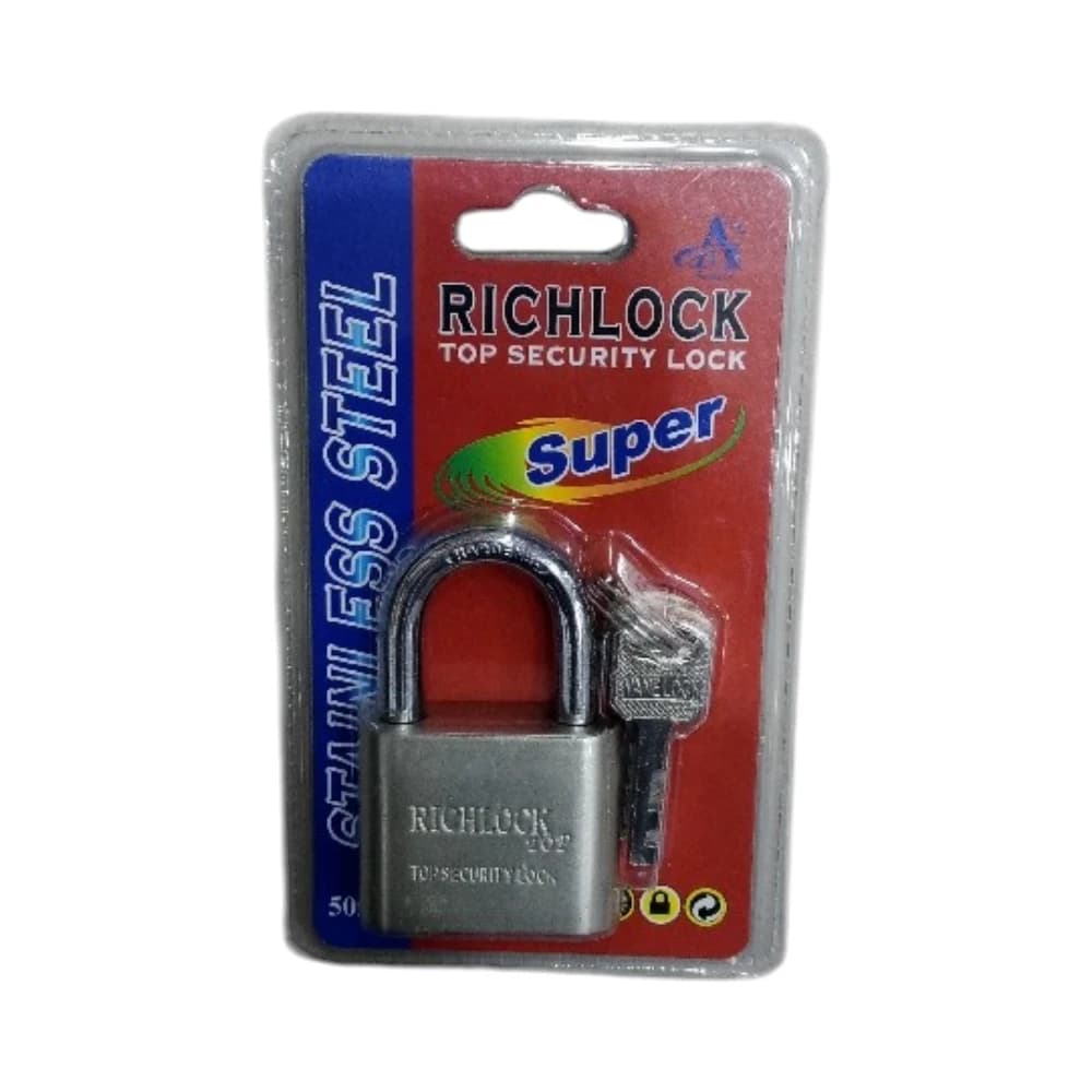 قفل ستانلس ستيل للأمان العالي – جسم معدني قوي – للاستخدامات العامة | ريتشلوك حماية موثوقة