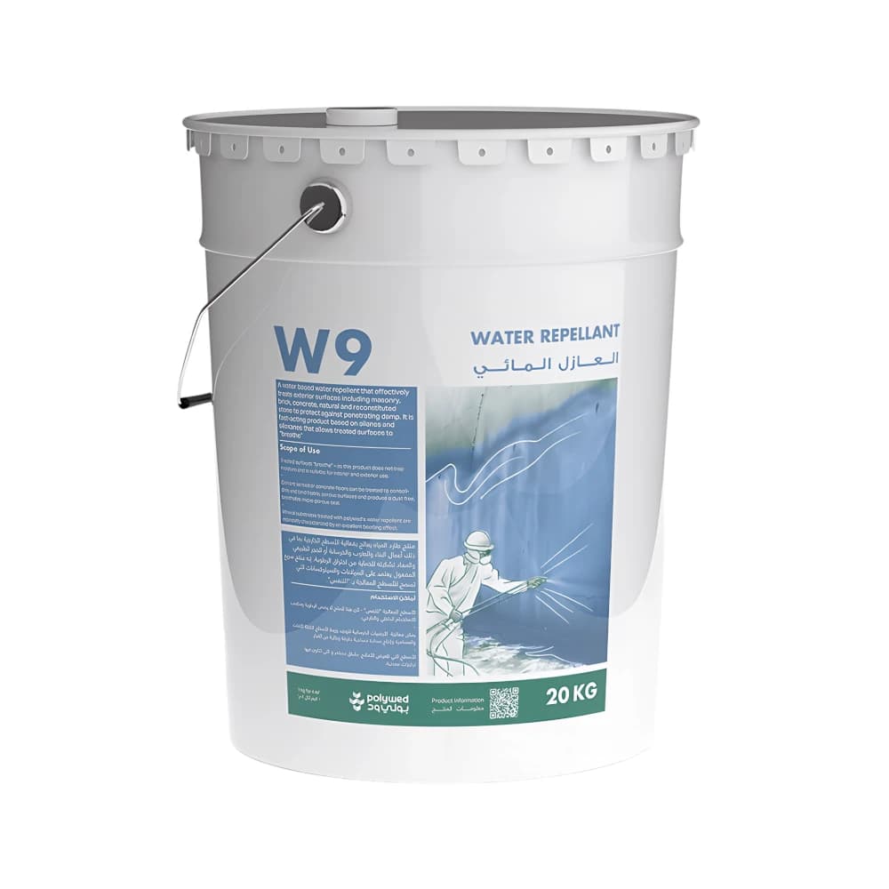 PolyWed W9 Water Repellent for Surfaces & Facades, 20 kg