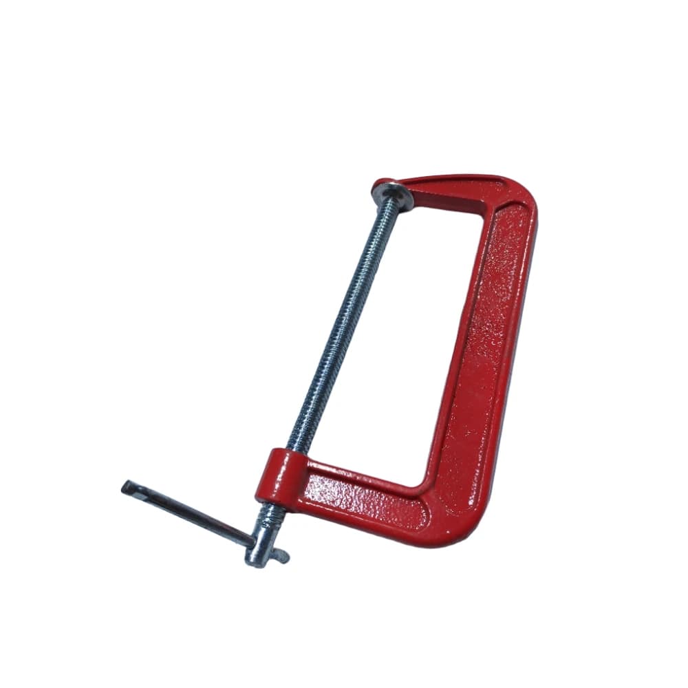 مشبك حرف G معدني – هيكل متين من الحديد الزهر – برغي قابل للتعديل