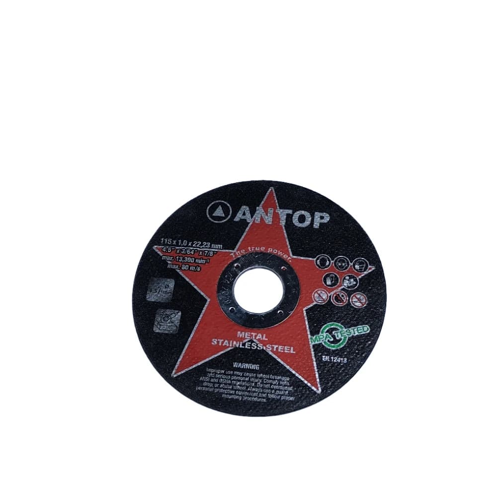 Antop Cutting Disc for Metal & Stainless Steel - 115x1.0x22.23mm