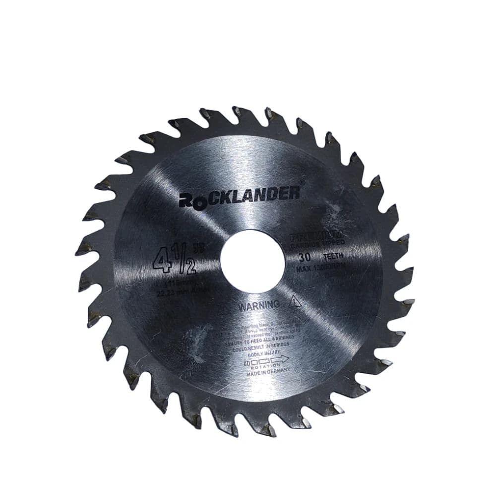 Rocklander Circular Saw Blade 4.5 inch – 30 Teeth – Precision Wood Cutting