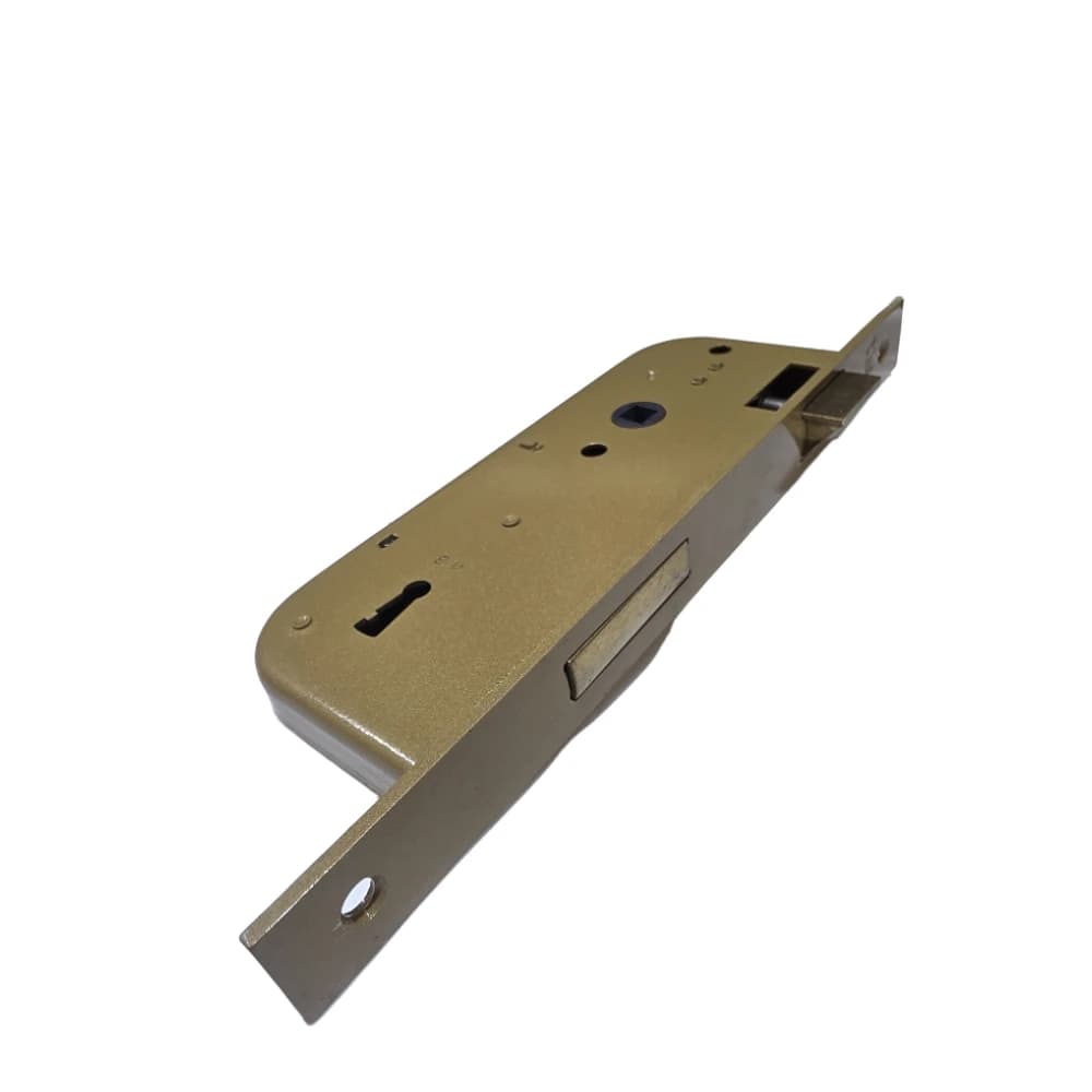 قفل باب مدمج للأبواب الخشبية والمعدنية – آلية قفل داخلية بمفتاح تقليدي – أمان ميكانيكي للاستخدام السكني والتجاري | Yale هيكل فولاذي مطلي عالي التحمل