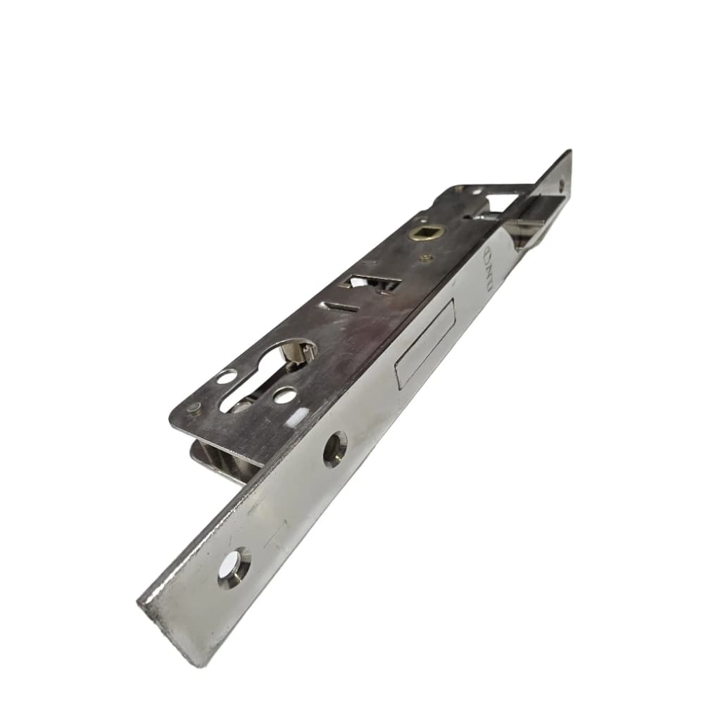 قفل باب مدمج للأبواب الألومنيوم والقطاعات الضيقة – آلية أسطوانة أوروبية بلسان قابل للعكس – قفل احترافي لأبواب المكاتب والمداخل | ONU هيكل فولاذي لامع مقاوم للاهتراء