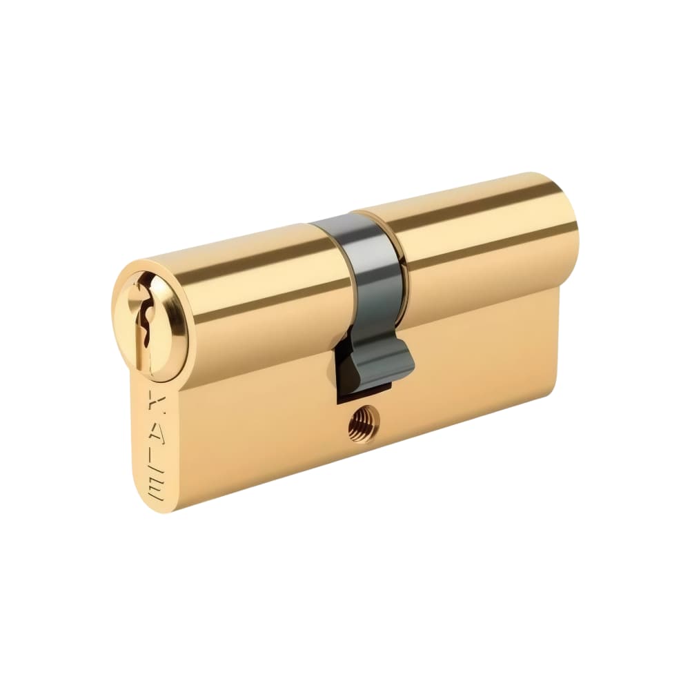 قلب كالون باب من كالي - أسطوانة قفل نحاسية 7 سم (70 مم) - لون ذهبي