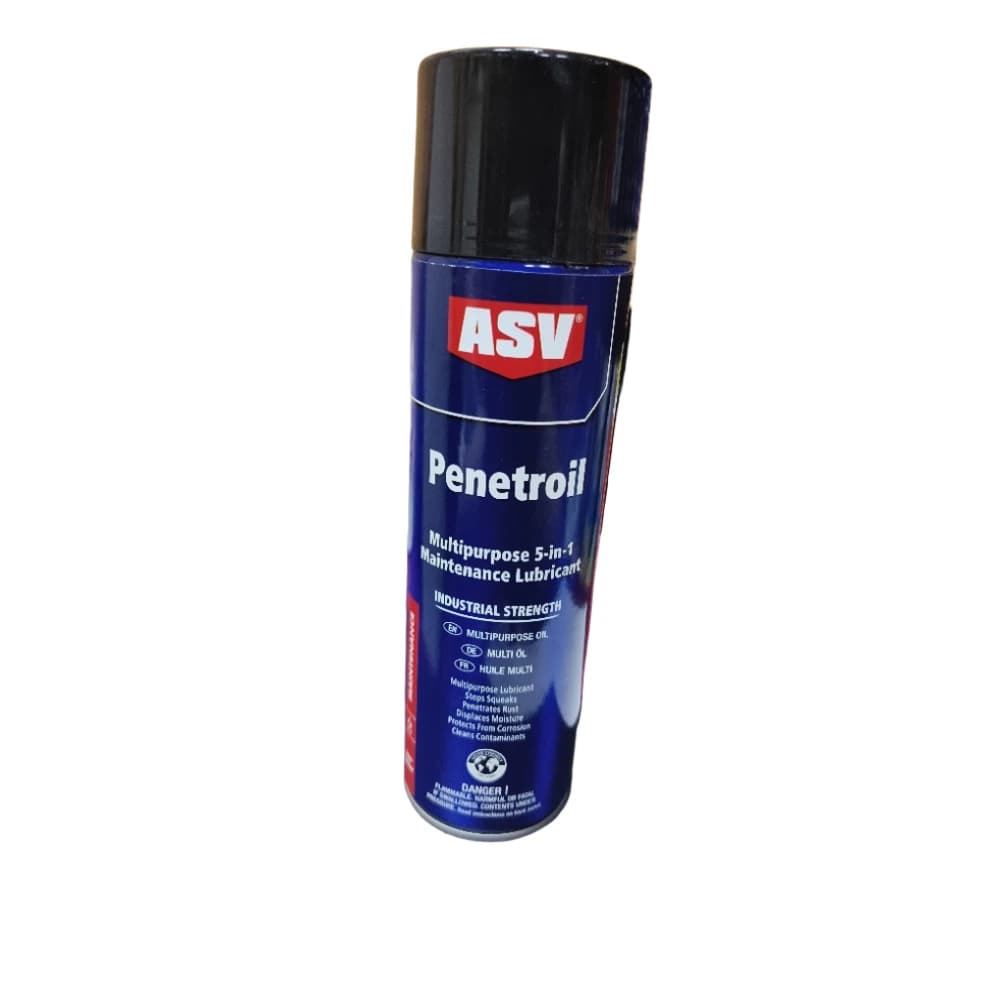 ASV Penetroil Multi-Purpose Maintenance Lubricant Spray 400ml – Rust Penetration, Lubrication & Protection – Equipment Maintenance + Industrial Strength