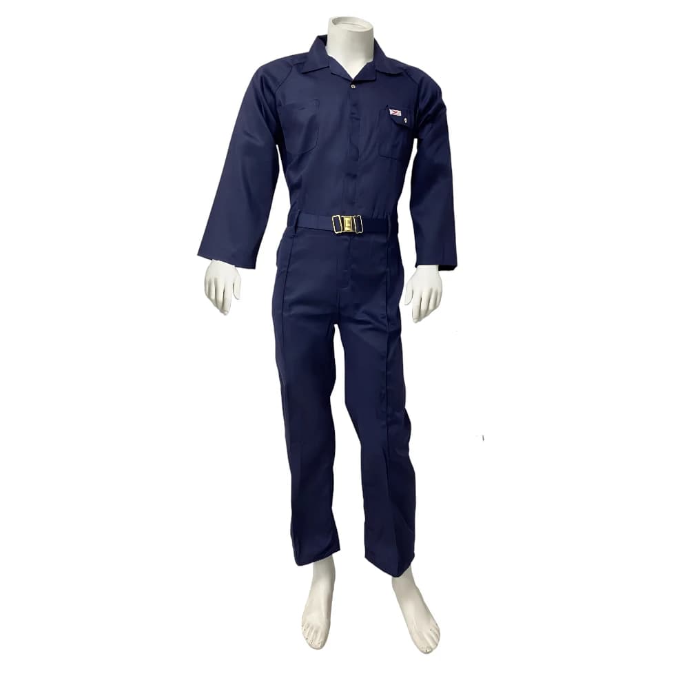 Volta Work Coverall - 100% Cotton, Navy Blue
