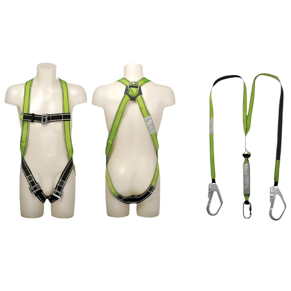 Vaultex Full Body Safety Harness VFH10103 with Twin Lanyard & Shock Absorber