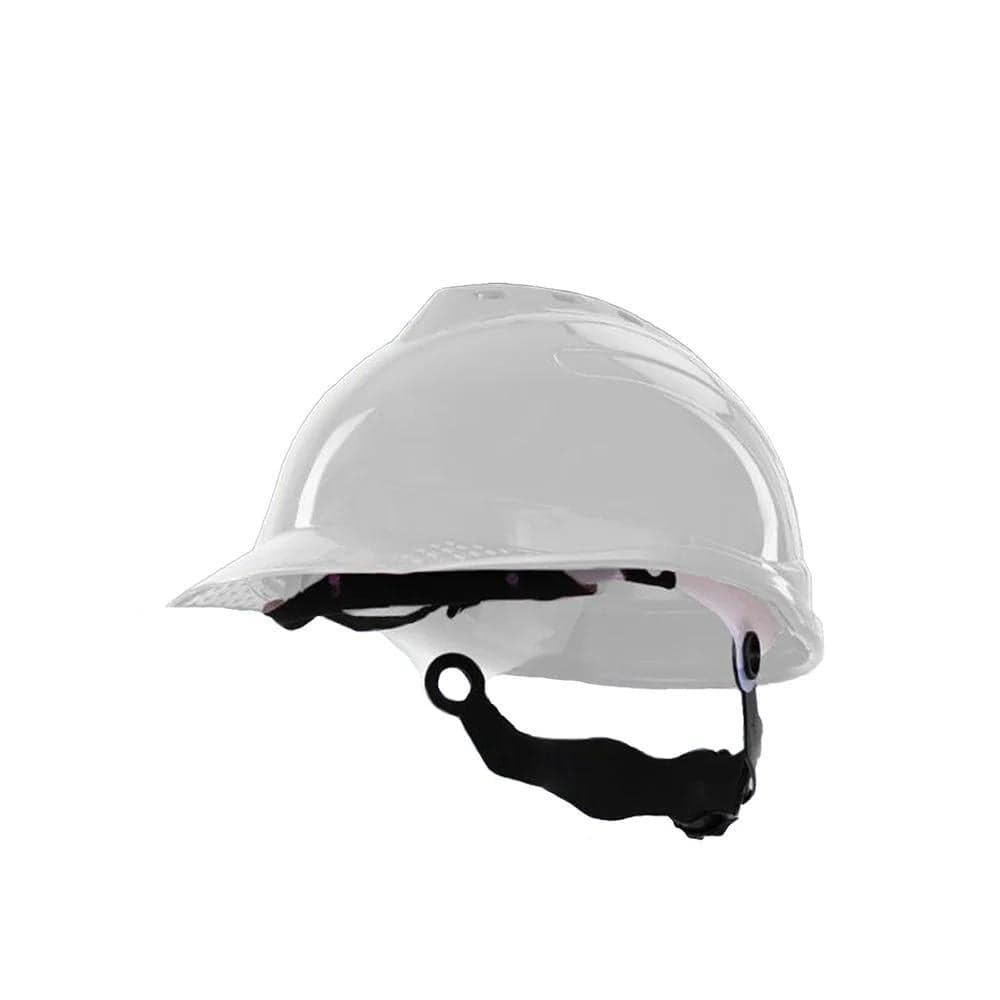 خوذة أمان GARIOX 7000VR - حماية للرأس من HDPE مع نظام تعليق سداسي النقاط وتصميم مهوى