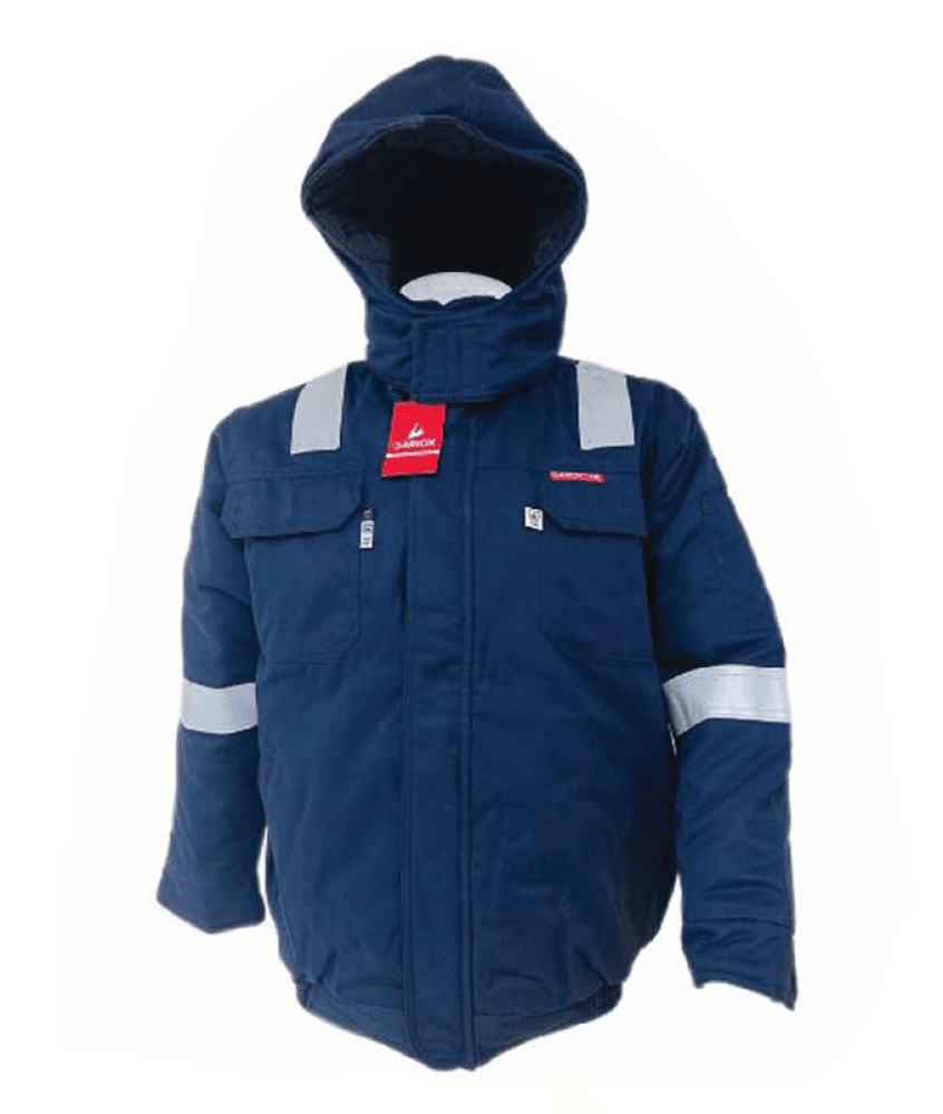 سترة شتوية معزولة ومقاومة للهب من جاريوكس - CAT 2، 8 cal/cm²، عالية الوضوح