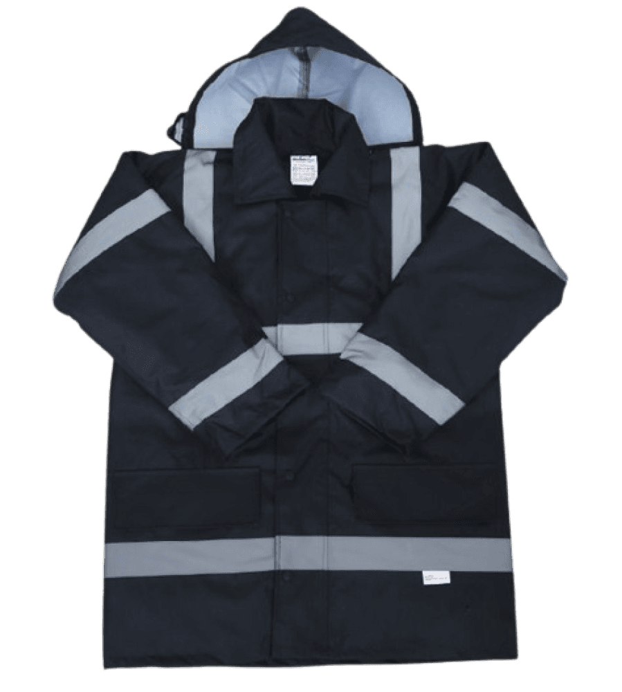 جاكيت السلامة الشتوي من فولتكس UNWJ - بوليستر مقاوم للماء، أزرق كحلي