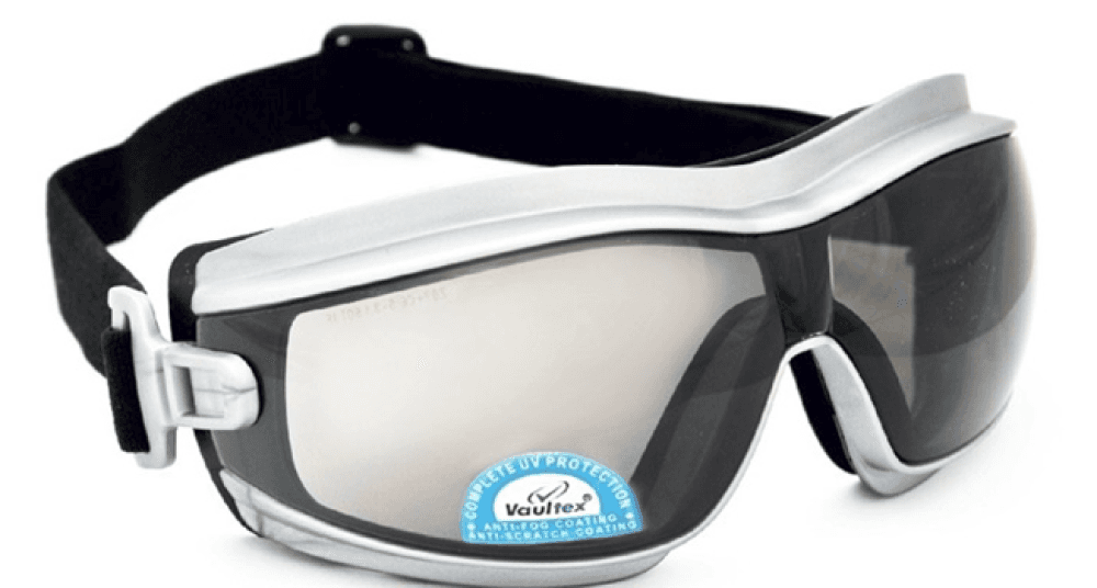 نظارة واقية للسلامة من فولتكس V250 - عدسات داكنة مقاومة للضباب والخدش