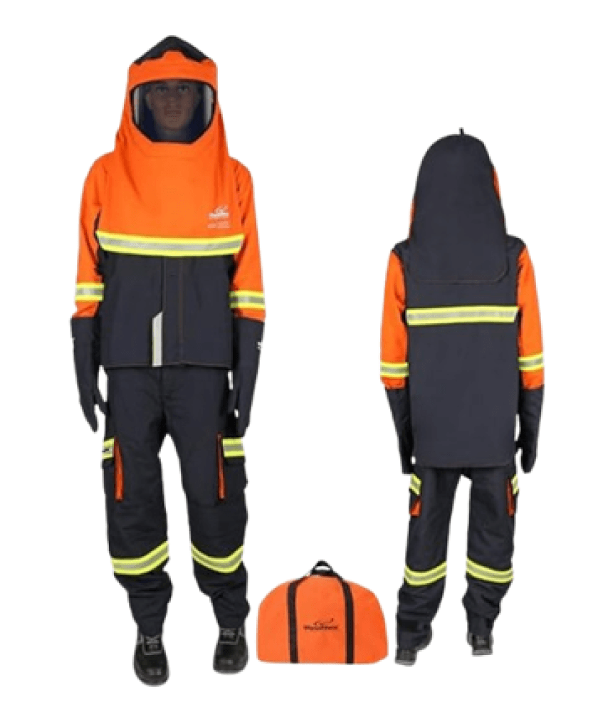 بدلة واقية من القوس الكهربائي FIGHTARK - تصنيف ATPV 51 Cal/cm² - طقم كامل