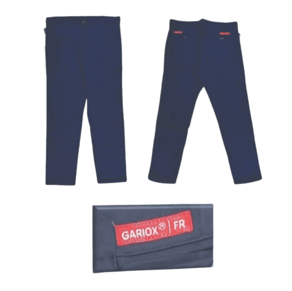 GARIOX Flame Resistant (FR) Work Pants - CAT-2 Arc Flash Protection - Durable Cotton