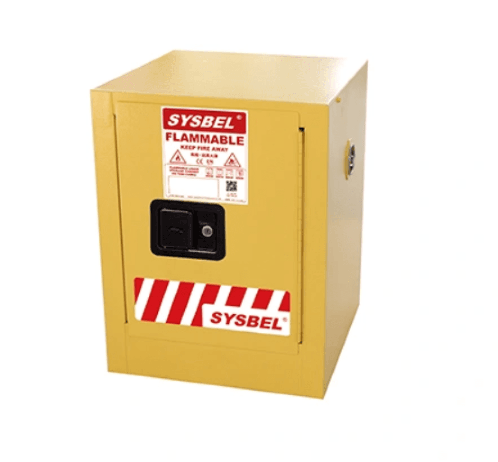 خزانة سلامة SYSBEL لتخزين السوائل القابلة للاشتعال، سعة 4 جالون (15 لتر)، موديل WA810040