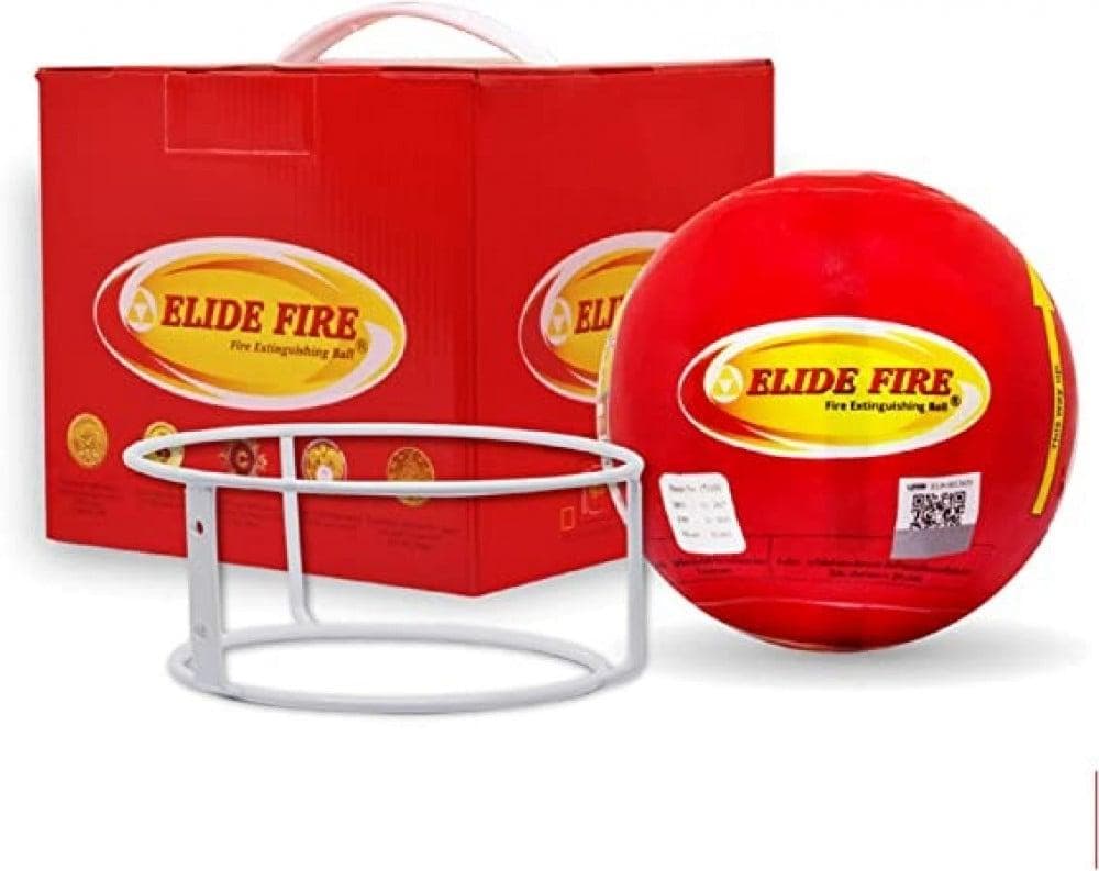 كرة إطفاء الحريق الأوتوماتيكية ELIDE FIRE، وزن 1.5 كجم، لفئات الحرائق ABC