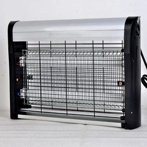 صاعق حشرات كهربائي من الألومنيوم JA-210E بقوة 20 واط (2x10 واط) مع ضوء UV للمساحات الداخلية