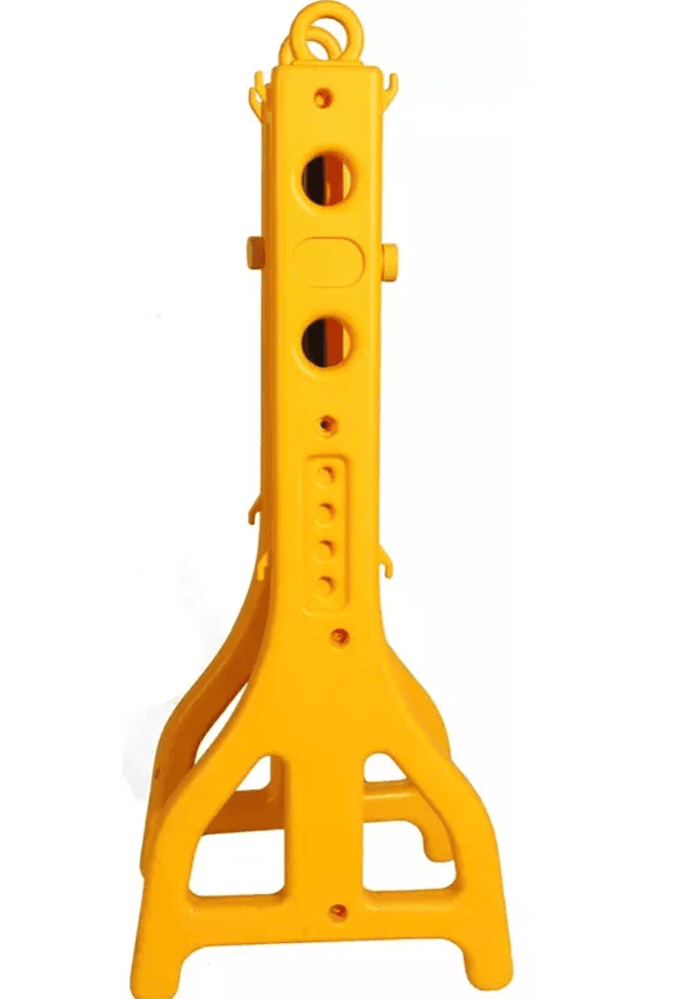 حاجز أمان بلاستيكي قابل للتمدد - 2.5 متر - أصفر وأسود