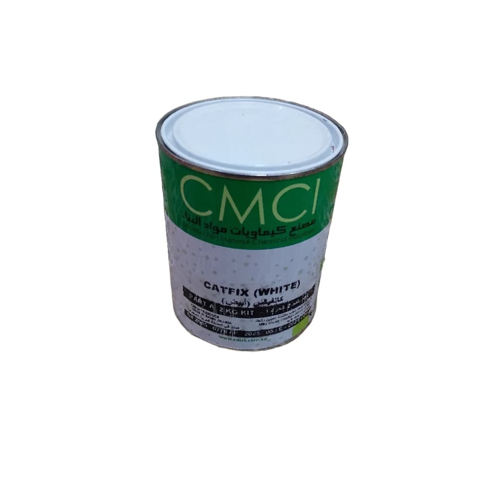 مادة إيبوكسية لاصقة ثنائية المكون – CATFIX (الأبيض) – قوة عالية في التثبيت والإصلاح | CMCI