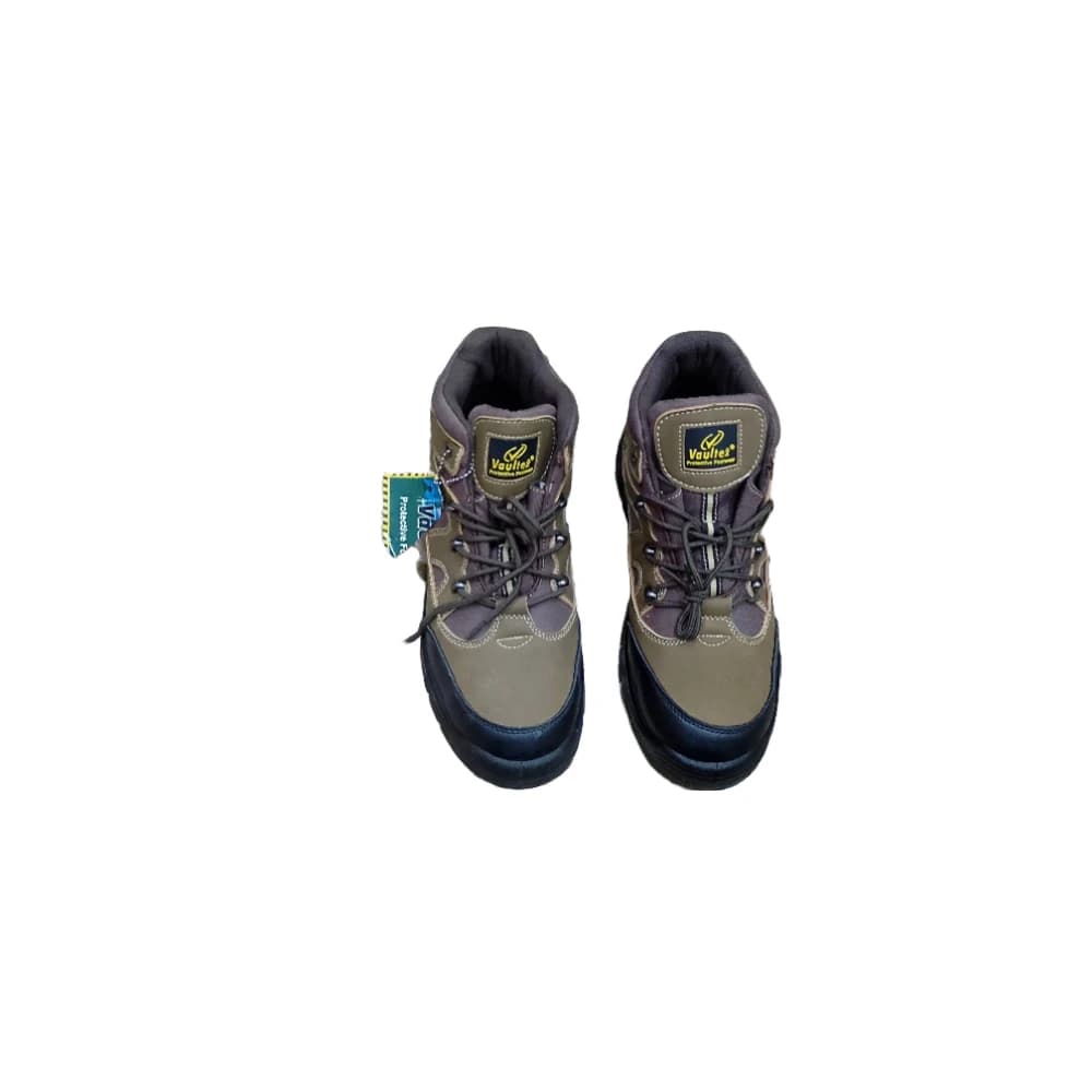 Vaultex High-Ankle Safety Boots - Steel Toe & Anti-Slip Work Shoes