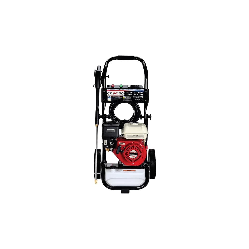 IKS Gasoline Pressure Washer IKP 3000 – Industrial Cleaning Equipment – 3000 PSI High Pressure – Professional Site & Equipment Cleaning + Heavy-Duty Performance