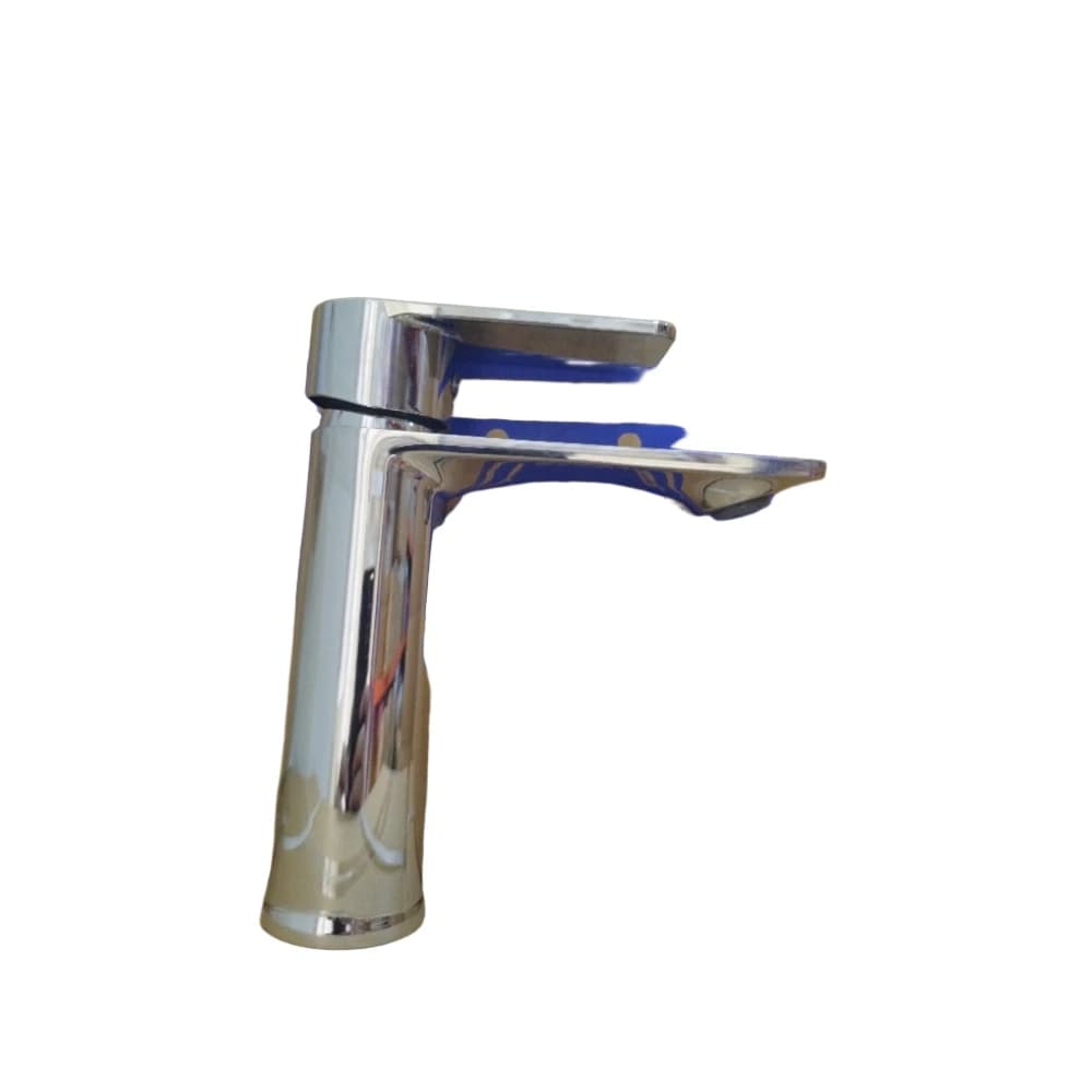 خلاط مغسلة طويل القاعدة – تشطيب كروم لامع – ذراع تحكم واحد | Dinis – جودة ألمانية وتصميم عصري