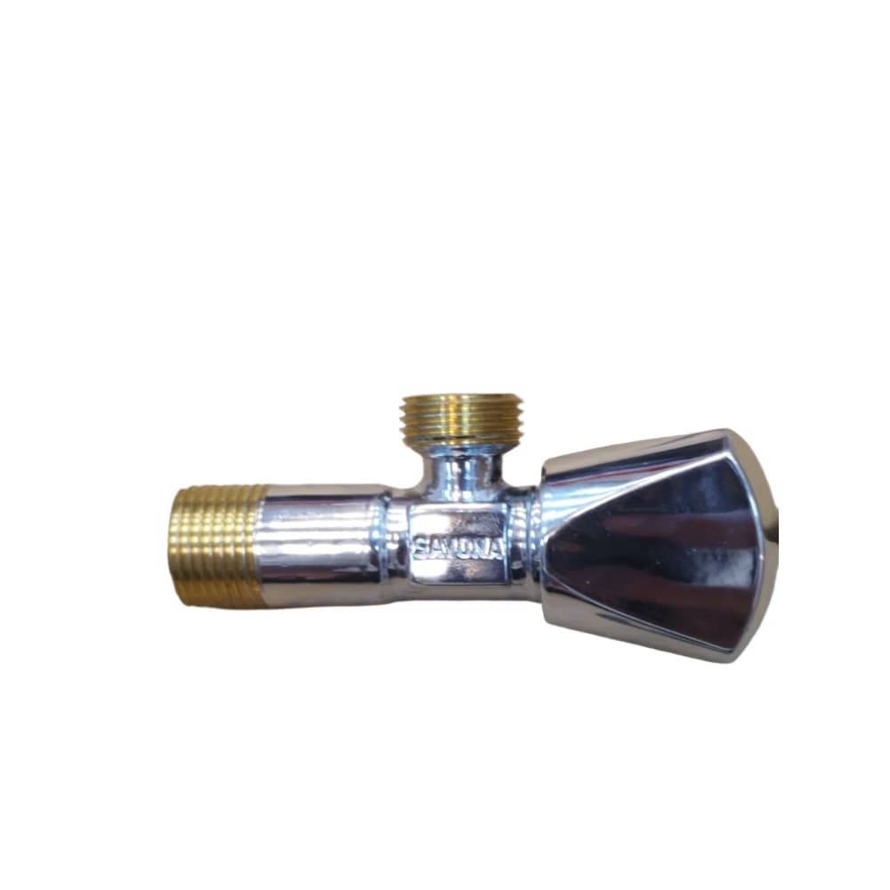 Savona Chrome & Brass Angle Valve – Dual Color Finish – Made in China