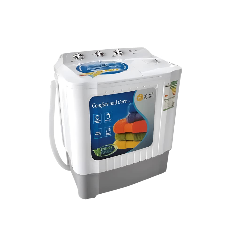 Dansat Twin Tub Washer - 5kg - White | Dansat , White