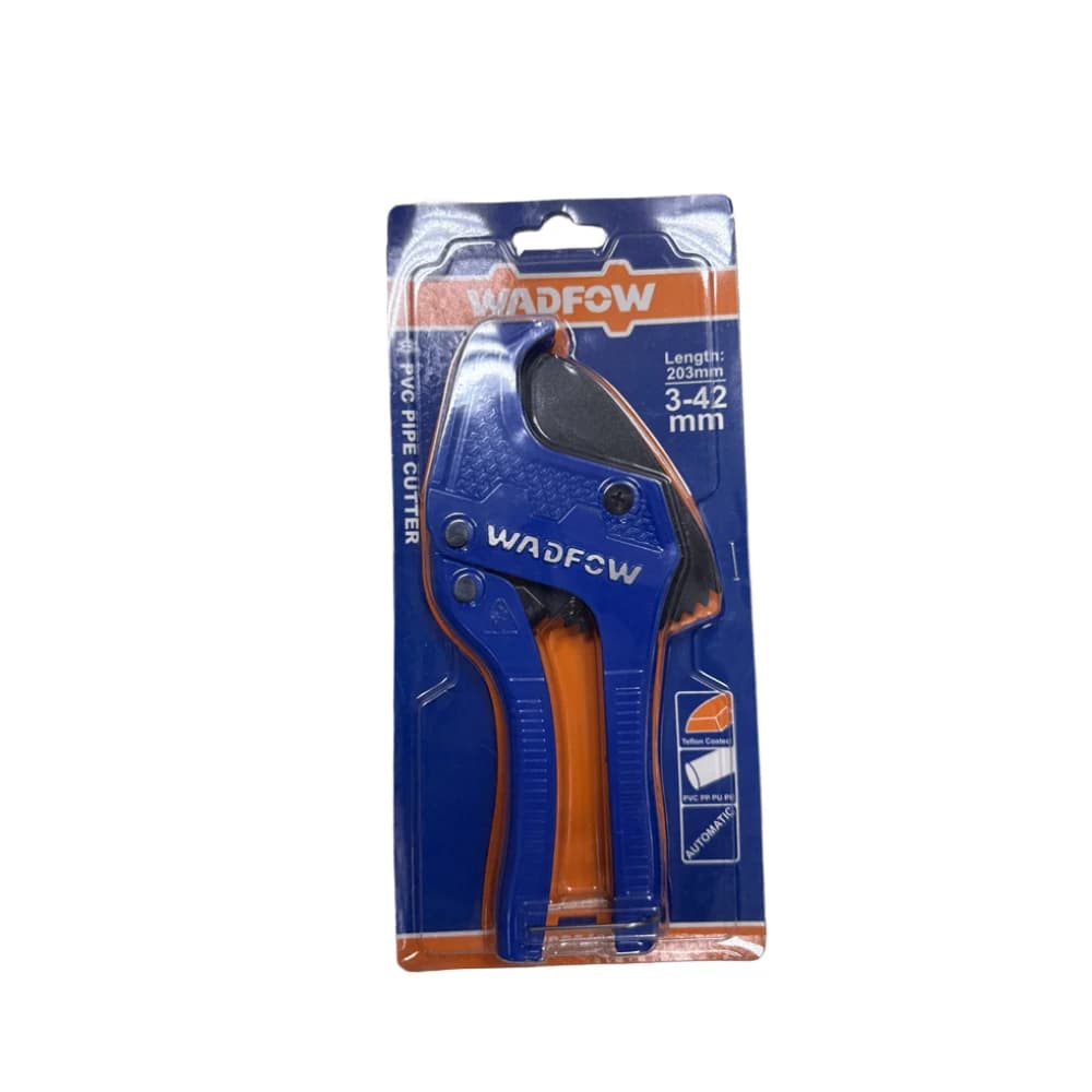 قاطع أنابيب PVC من WADFOW بطول 203 مم – لقص الأنابيب من 3 إلى 42 مم بدقة عالية